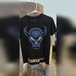 Black Philipp Plein embezzled Tshirt